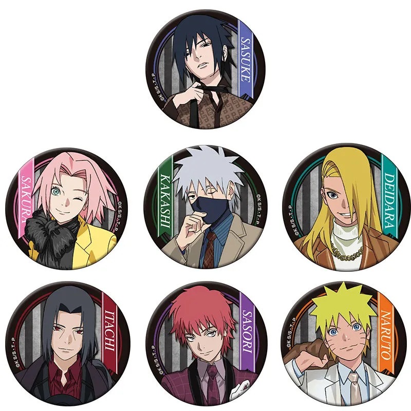 Anime Merchandise Ideas - Naruto Sasuke Anime Badge ensemble d'épingles
