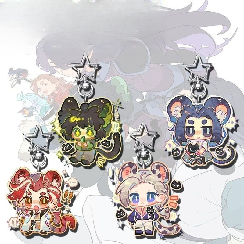 Anime Merchandise Keychains - Marchandises d'anime de la série Rou