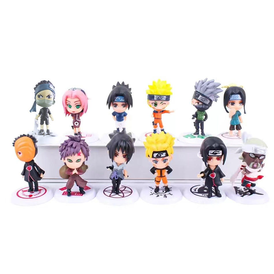 Rare Anime Merchandise - Chaude 12 pièces/ensemble figurine d'anime Naruto