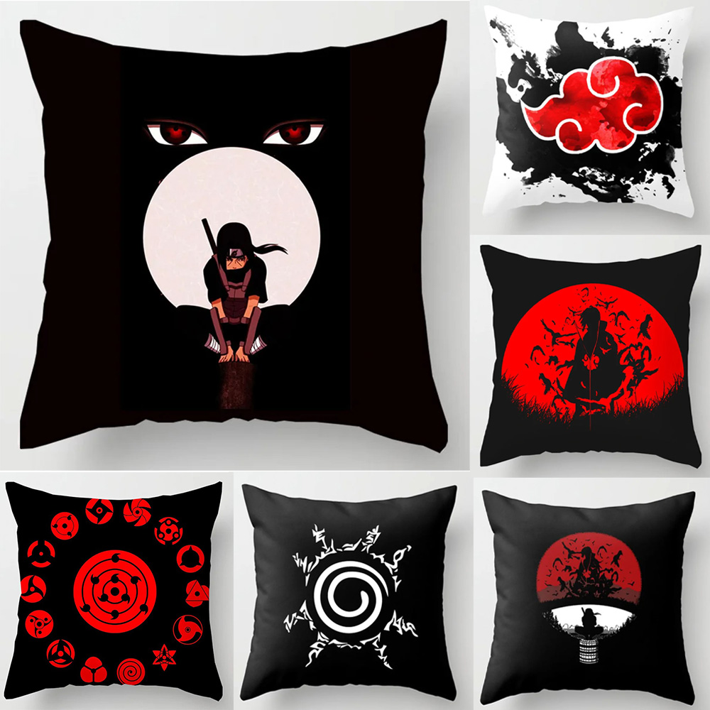 Rare Anime Merchandise - Taie d'oreiller imprimée Anime Naruto, nuage