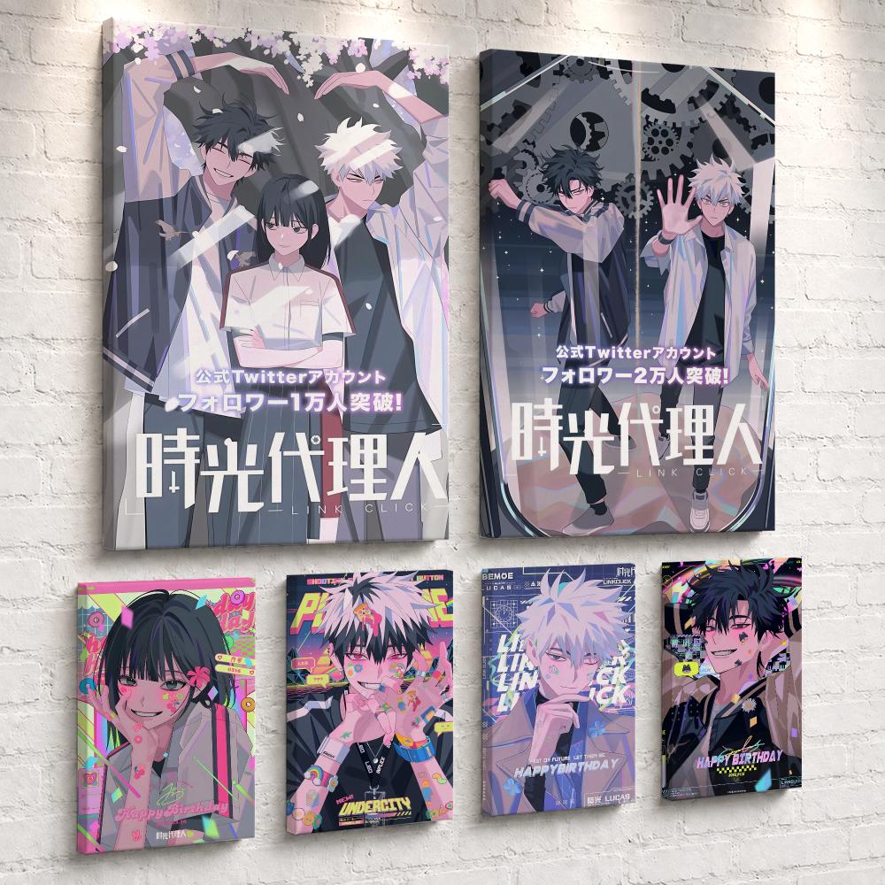 Anime Poster Print - Tableau mural encadré Anime L-Link C-Click,