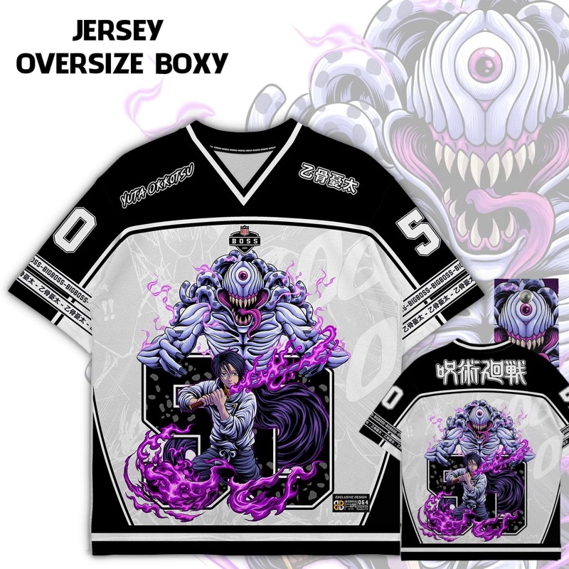 T-shirt en jersey imprimé Anim - Anime Jujutsu Kaisen Merchandise avis et prix