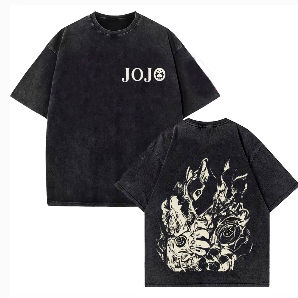 T-shirt vintage délavé pour ho - Jojo Anime Merchandise avis et prix