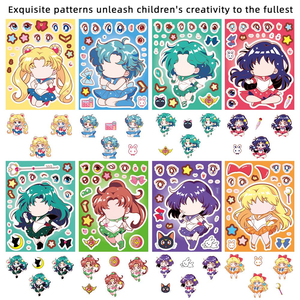 8/16 autocollants DIY Sailor M - Anime Poster Print avis et prix