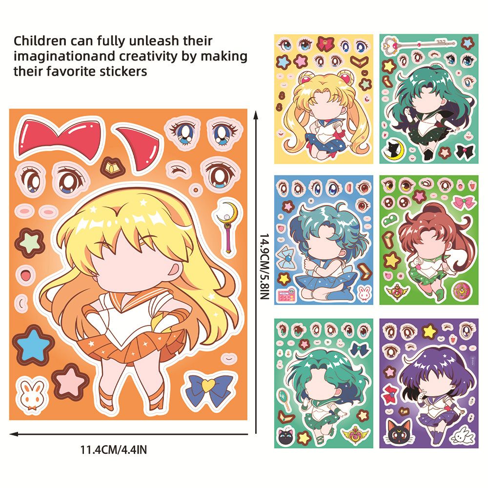 8/16 autocollants DIY Sailor M - Anime Poster Print avis et prix