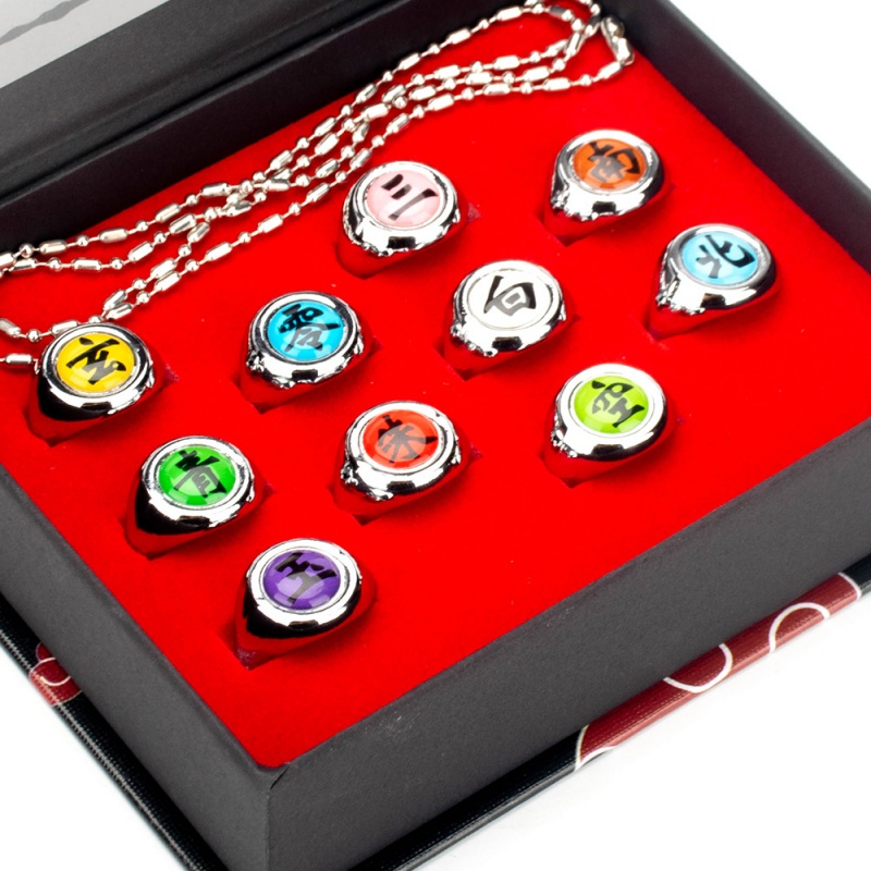 Lot de 10 bagues métalliques A - Rare Anime Merchandise avis et prix