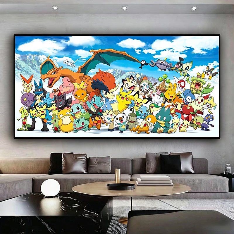 Tableau décoratif Pokémon sur  - Anime Poster Print avis et prix