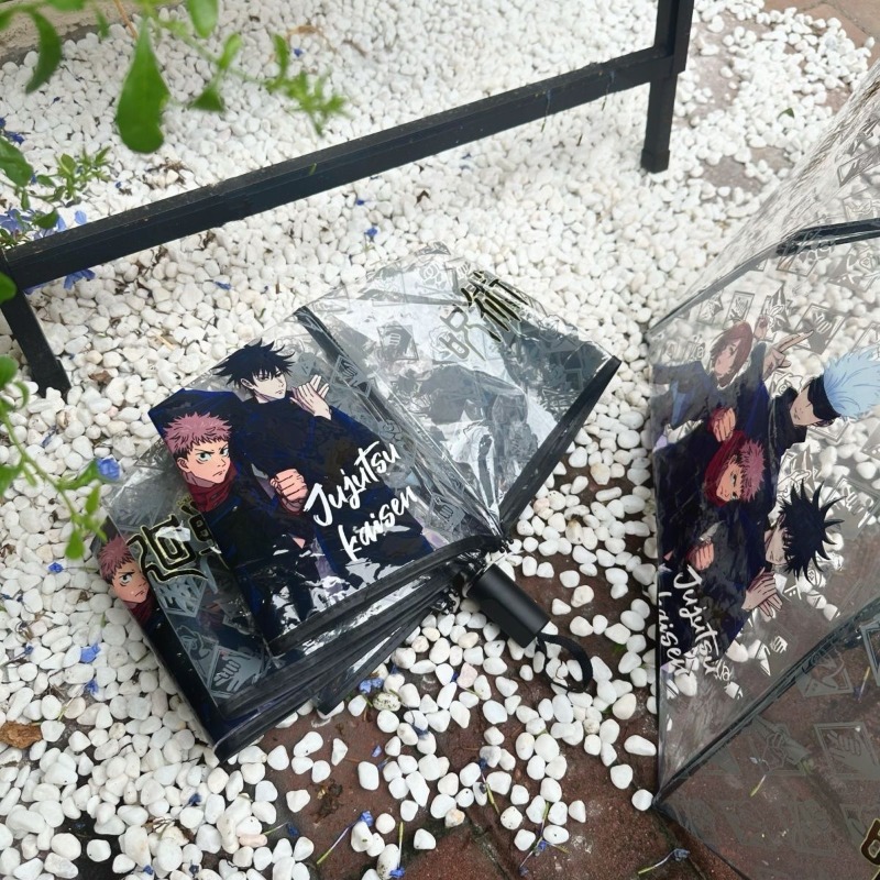 Parapluie pliant transparent e - Anime Jujutsu Kaisen Merchandise avis et prix